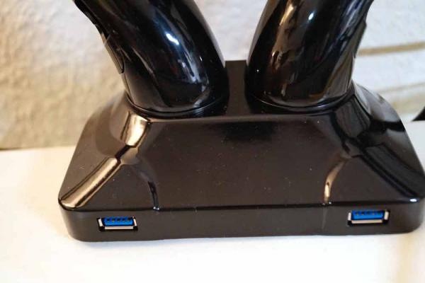 Auna Monitortischhalterung mit USB - LDT09-C024U