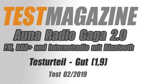 Radio Auna Gaga 2.0 FM, DAB+ und Internetradio mit Bluetooth
