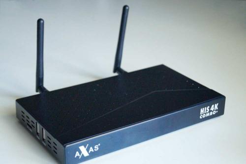 Kabel Linux E2 Receiver UHD DVB-S2+C/T2 H.265 WLAN USB AXAS HIS 4K Combo SAT 