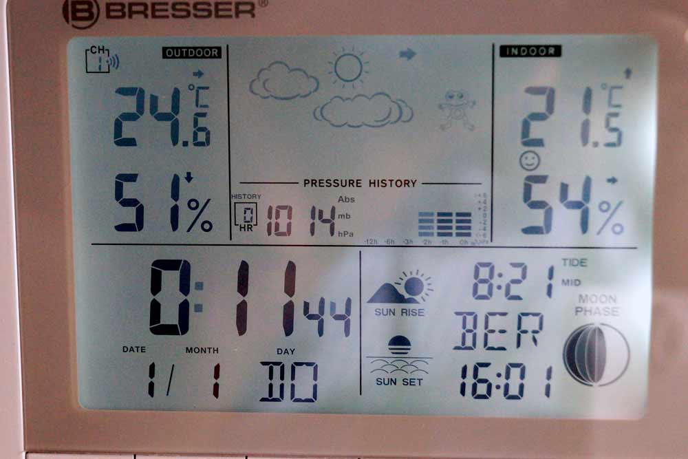 BRESSER Station météo ClimaTrend WF (7007500GYE000)