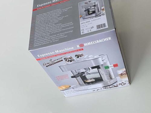 Rommelsbacher EKS 2010 Espressomaschine Edelstahl